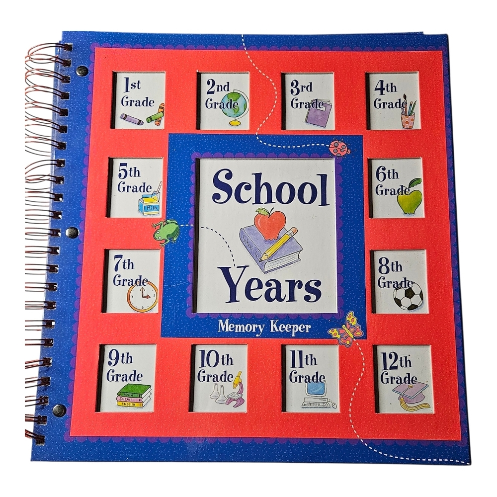 New Seasons Spiral Bound School Years Memory Keeper for grades K-12